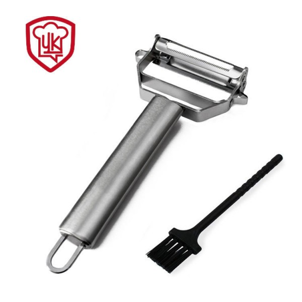 Multi Functional Stainless Steel Wire Planer, Household Kitchen Small Tools, In Stock Wholesale, New Double Ended Fruit Peeler