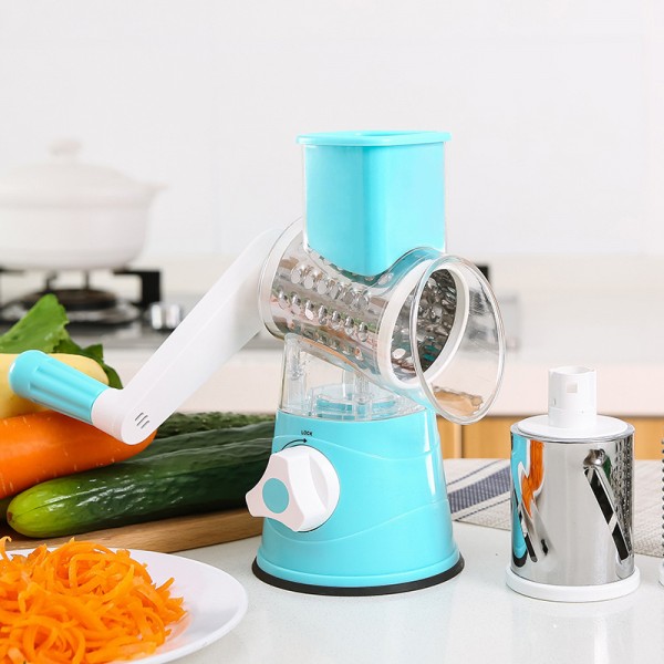 Cross Border Hot Selling Hand Cranked Drum Vegetable Cutter Kitchen Tool Slicer Multifunctional Shredder