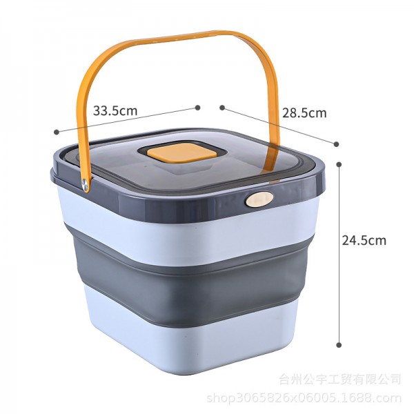 Factory Supplied Household Rice Buckets, Moisture-Proof And Insect Proof Kitchen Supplies, Storage Of Pet Food Buckets, Folding Rice Boxes, Folding Rice Buckets